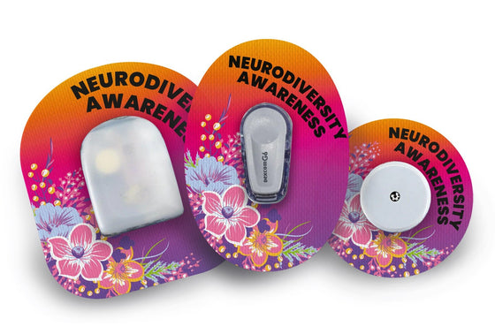 Neurodiversity Awareness Patch for Freestyle Libre 2 diabetes CGMs and insulin pumps