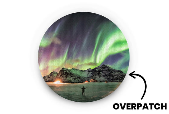 Northern Lights Patch for Freestyle Libre 3 diabetes CGMs and insulin pumps
