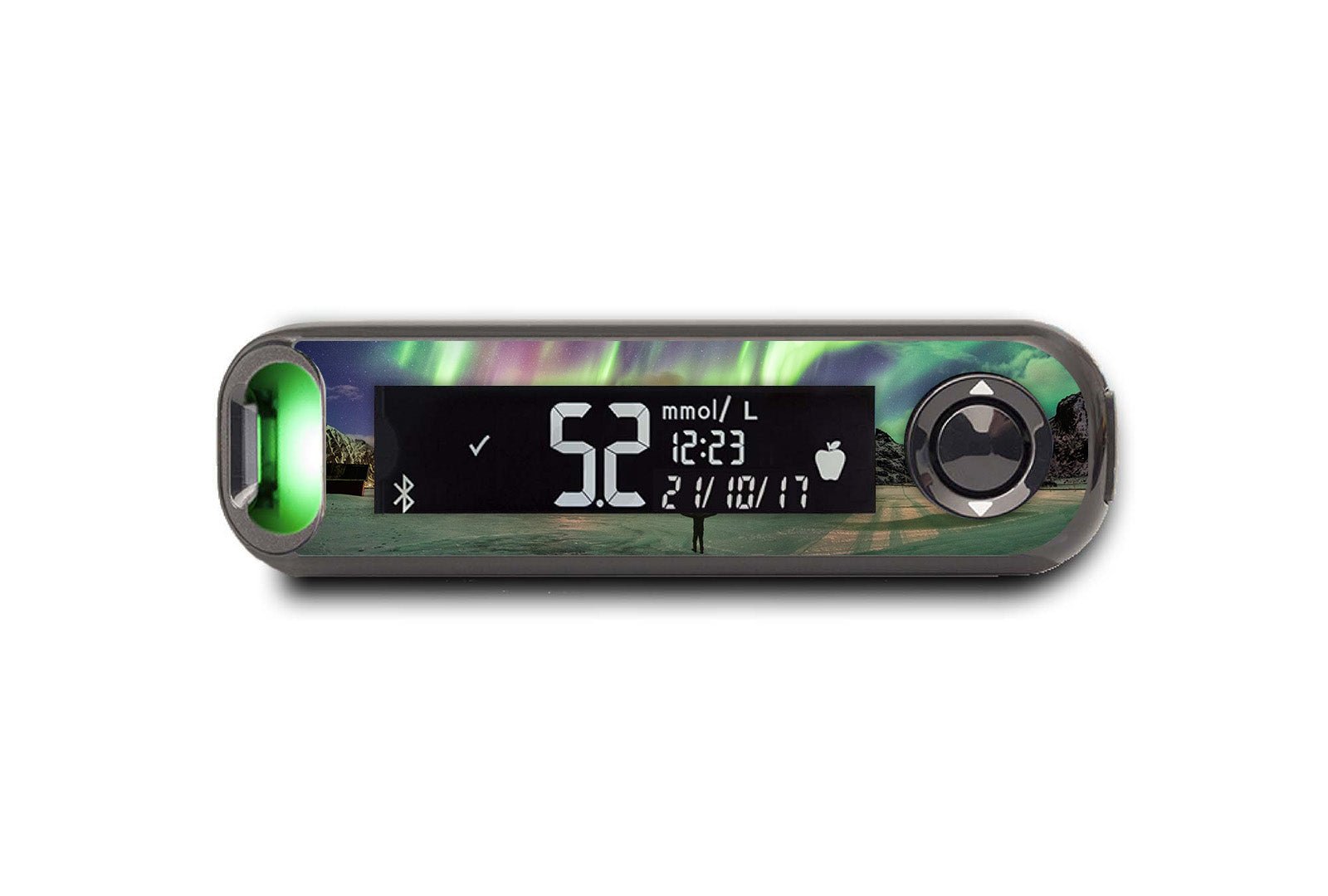 Northern Lights Sticker for Novopen 4, 5, 6, or Echo diabetes supplies and insulin pumps