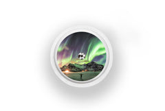 Northern Lights Sticker for Novopen 4, 5, 6, or Echo diabetes supplies and insulin pumps