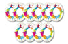 Paint Splash Patch Pack for Dexcom G6 - 10 Pack diabetes CGMs and insulin pumps