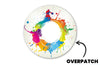 Paint Splash Patch for Freestyle Libre 3 diabetes CGMs and insulin pumps