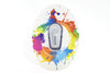 Paint Splash Patch for Dexcom G6 diabetes CGMs and insulin pumps