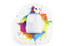 Paint Splash Patch for Omnipod diabetes CGMs and insulin pumps
