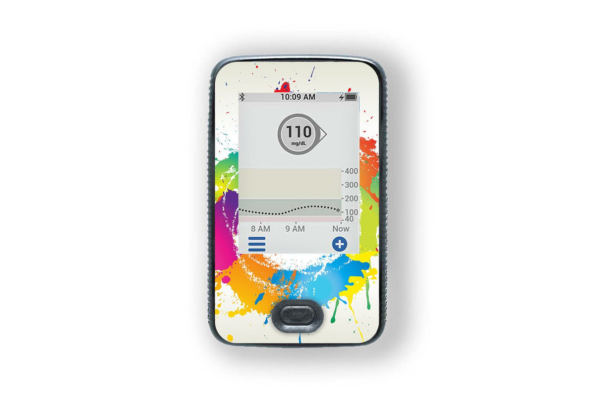 Shop Paint Splash Sticker - Dexcom G6 / One Receiver today - Protect ...