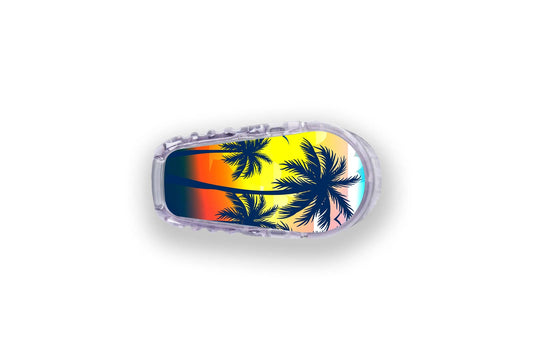 Palm Tree Sticker - Dexcom G6 / One Sensor for diabetes supplies and insulin pumps