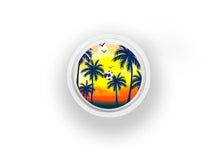  Palm Tree Sticker - Libre 2 for diabetes supplies and insulin pumps