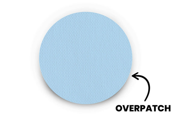 Pastel Blue Patch for Generic Overpatch diabetes CGMs and insulin pumps