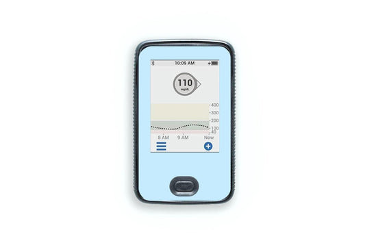 Pastel Blue Sticker - Dexcom G6 / One Receiver for diabetes CGMs and insulin pumps