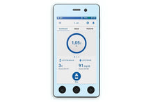  Pastel Blue Sticker - Omnipod Dash PDM for diabetes CGMs and insulin pumps