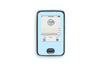 Pastel Blue Sticker for Dexcom Receiver diabetes CGMs and insulin pumps