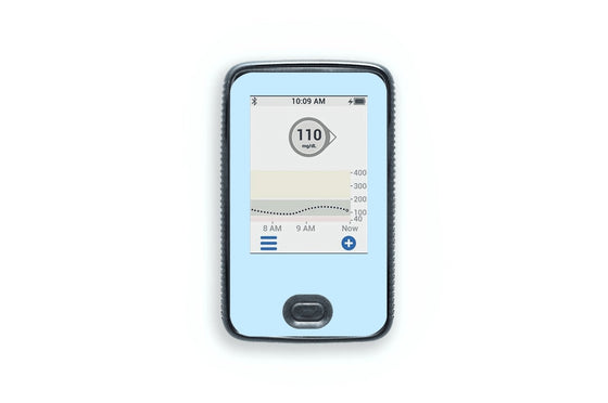 Pastel Blue Sticker for Dexcom Receiver diabetes CGMs and insulin pumps