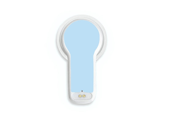 Pastel Blue Sticker for MiaoMiao2 diabetes CGMs and insulin pumps