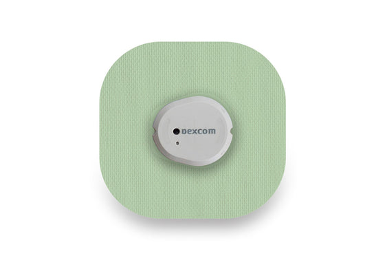 Pastel Green Patch - Dexcom G7 for Single diabetes CGMs and insulin pumps