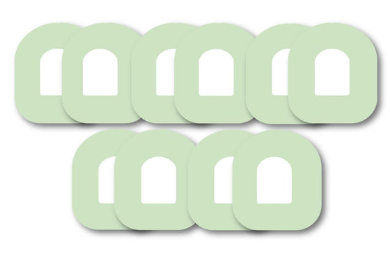 Pastel Green Patch Pack for Omnipod diabetes CGMs and insulin pumps