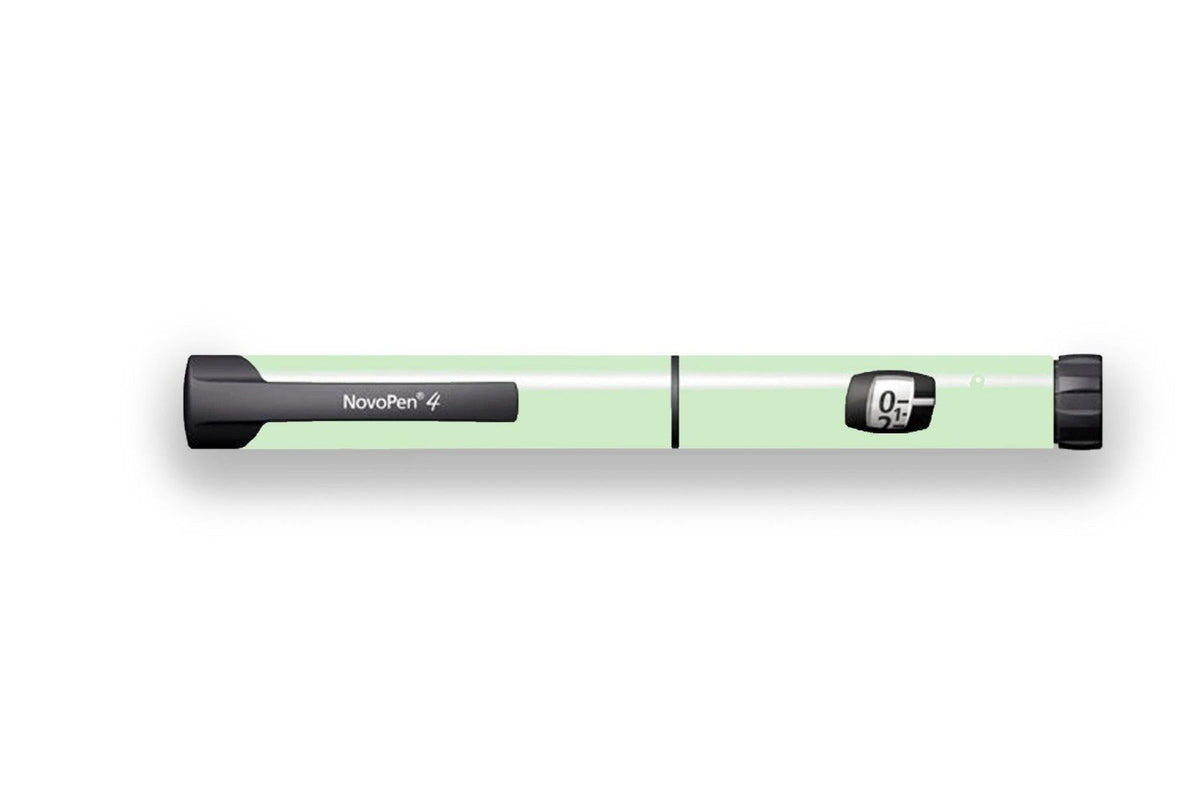 Pastel Green Sticker - Novopen for diabetes CGMs and insulin pumps