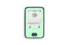 Pastel Green Sticker for Dexcom G6 Receiver diabetes CGMs and insulin pumps