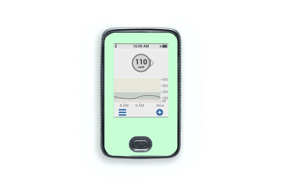 Pastel Green Sticker for Dexcom Receiver diabetes CGMs and insulin pumps