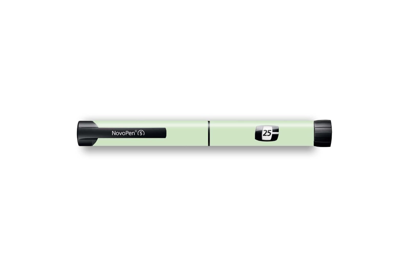 Pastel Green Sticker for Novopen 4, 5, 6, or Echo diabetes CGMs and insulin pumps