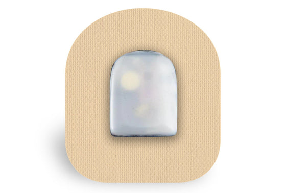 Pastel Orange Patch for Omnipod diabetes CGMs and insulin pumps