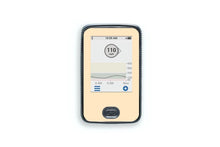  Pastel Orange Sticker - Dexcom Receiver for diabetes CGMs and insulin pumps