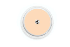 Pastel Orange Sticker for Freestyle Libre 1, 2, or 2+ diabetes CGMs and insulin pumps
