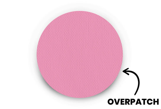 Pastel Pink Patch for Generic Overpatch diabetes CGMs and insulin pumps