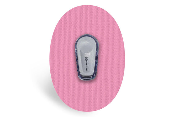 Pastel Pink Patch for Dexcom G6 diabetes CGMs and insulin pumps