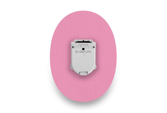 Pastel Pink Patch for Glucomen Day diabetes CGMs and insulin pumps
