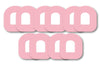 Pastel Pink Patch Pack for Omnipod diabetes CGMs and insulin pumps