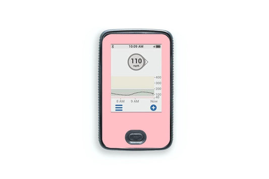 Pastel Red Sticker - Dexcom G6 / One Receiver for diabetes CGMs and insulin pumps