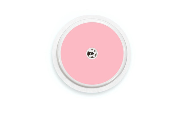 Pastel Red Sticker - Libre 2 for diabetes CGMs and insulin pumps