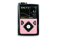 Pastel Red Sticker - Medtronic Minimed 640g, 680g, 780g for diabetes CGMs and insulin pumps