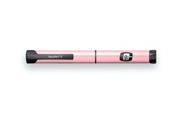 Pastel Red Sticker - Novopen for diabetes CGMs and insulin pumps