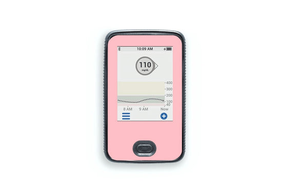 Pastel Red Sticker for Dexcom G6 Receiver diabetes CGMs and insulin pumps