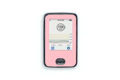 Pastel Red Sticker for Dexcom G6 / One Receiver diabetes CGMs and insulin pumps