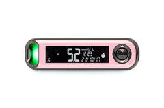 Pastel Red Sticker for Contour Next One diabetes CGMs and insulin pumps