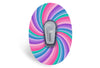 Pastel Swirl Patch for Dexcom G6 diabetes supplies and insulin pumps