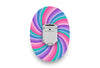 Pastel Swirl Patch for Glucomen Day diabetes supplies and insulin pumps