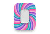 Pastel Swirl Patch for Medtrum CGM diabetes supplies and insulin pumps