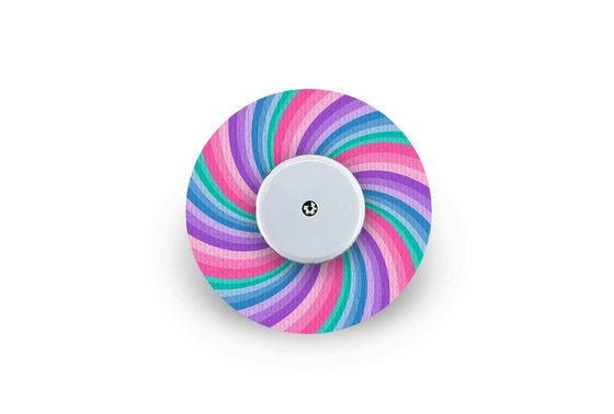 Pastel Swirl Patch - Freestyle Libre for Freestyle Libre diabetes supplies and insulin pumps