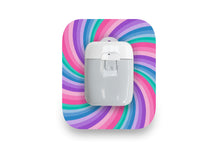  Pastel Swirl Patch - Medtrum Pump for Single diabetes supplies and insulin pumps