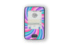Pastel Swirl Sticker for Dexcom G6 Receiver diabetes supplies and insulin pumps