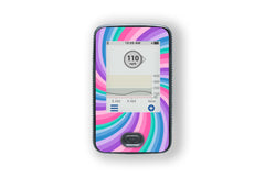 Pastel Swirl Sticker for Dexcom G6 / One Receiver diabetes supplies and insulin pumps