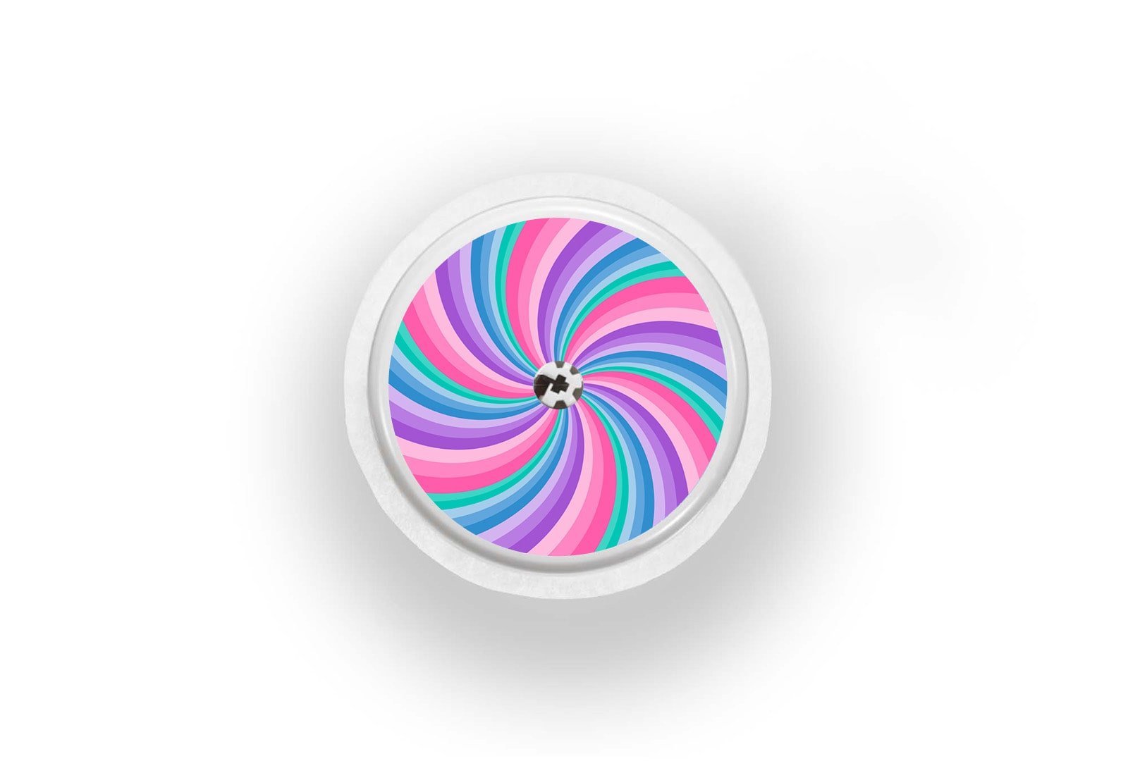 Pastel Swirl Sticker for Freestyle Libre 1, 2, or 2+ diabetes supplies and insulin pumps
