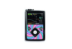 Pastel Swirl Sticker for Medtronic Minimed 640g, 680g, 780g diabetes supplies and insulin pumps