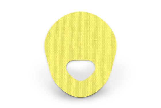 Pastel Yellow Patch for Guardian Enlite diabetes CGMs and insulin pumps