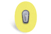 Pastel Yellow Patch for Dexcom G6 diabetes CGMs and insulin pumps