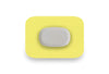 Pastel Yellow Patch for GlucoRX Aidex diabetes CGMs and insulin pumps