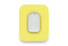 Pastel Yellow Patch for Medtrum CGM diabetes CGMs and insulin pumps